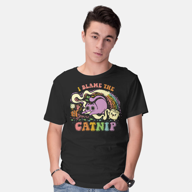 I Blame The Catnip-Mens-Basic-Tee-kg07