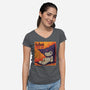 No Issue-Womens-V-Neck-Tee-rmatix