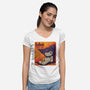 No Issue-Womens-V-Neck-Tee-rmatix