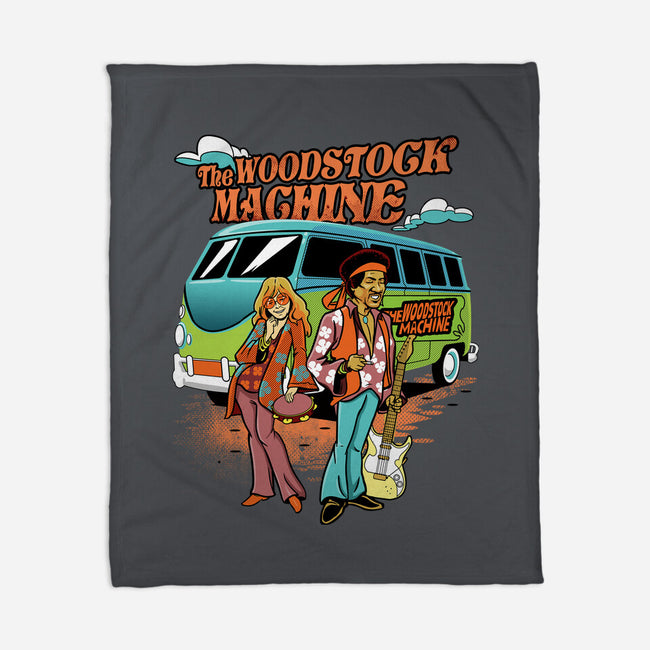 The Woodstock Machine-None-Fleece-Blanket-Roni Nucleart