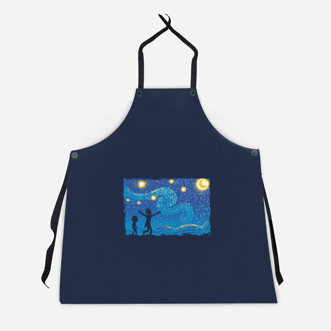 Rick And Gogh-Unisex-Kitchen-Apron-Gleydson Barboza