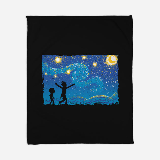 Rick And Gogh-None-Fleece-Blanket-Gleydson Barboza