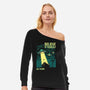 Yourself And Aliens-Womens-Off Shoulder-Sweatshirt-Gleydson Barboza