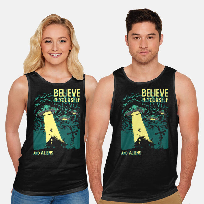 Yourself And Aliens-Unisex-Basic-Tank-Gleydson Barboza