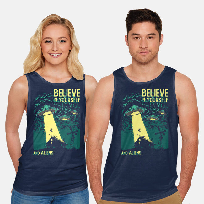 Yourself And Aliens-Unisex-Basic-Tank-Gleydson Barboza