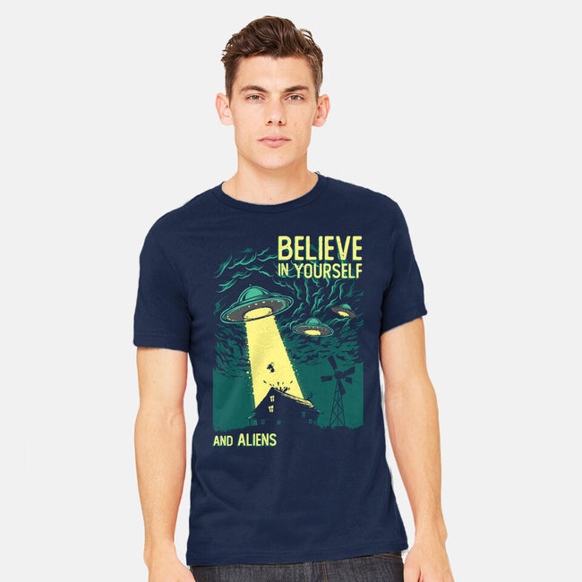 Yourself And Aliens-Mens-Heavyweight-Tee-Gleydson Barboza