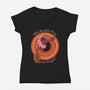 Thats The Evilest Thing-Womens-V-Neck-Tee-Gleydson Barboza