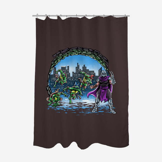 Turtles Cover-None-Polyester-Shower Curtain-zascanauta