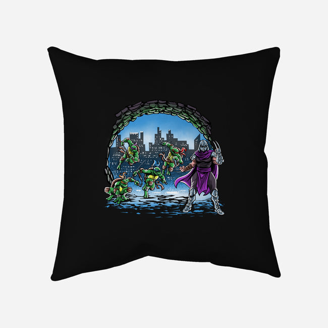 Turtles Cover-None-Removable Cover-Throw Pillow-zascanauta