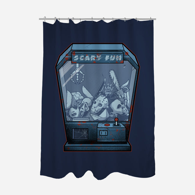 Horror Crane-None-Polyester-Shower Curtain-Astrobot Invention