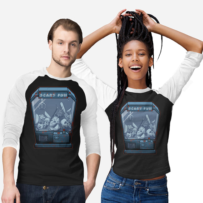 Horror Crane-Unisex-Baseball-Tee-Astrobot Invention