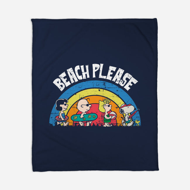 Beach Time Please-None-Fleece-Blanket-turborat14