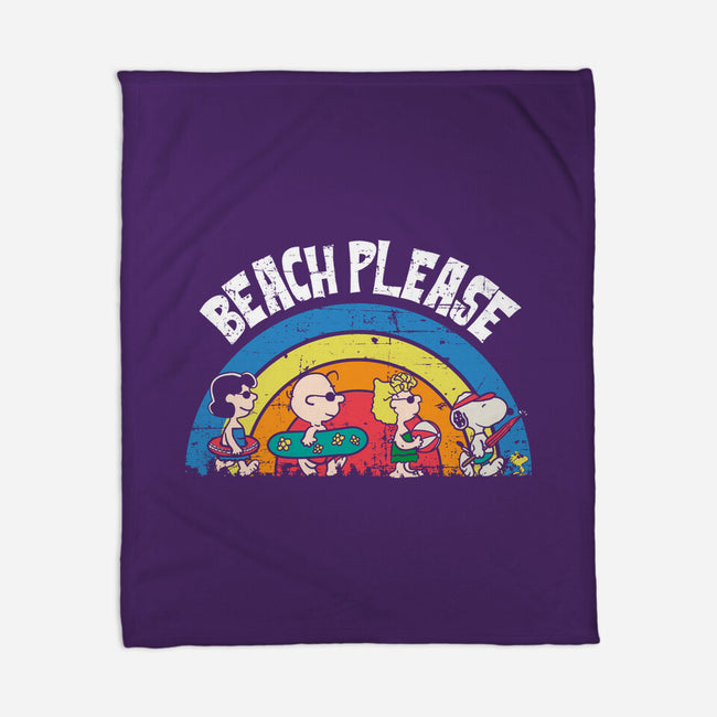 Beach Time Please-None-Fleece-Blanket-turborat14