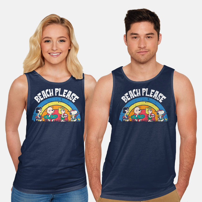 Beach Time Please-Unisex-Basic-Tank-turborat14