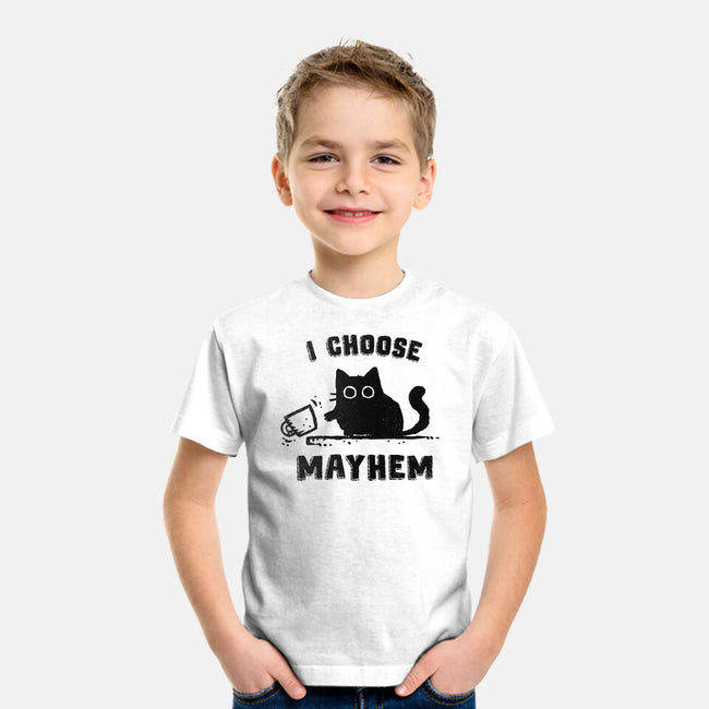 I Choose Mayhem-Youth-Basic-Tee-kg07