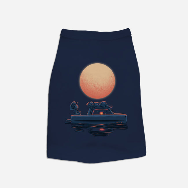 Boat Under The Moon-Cat-Basic-Pet Tank-rmatix