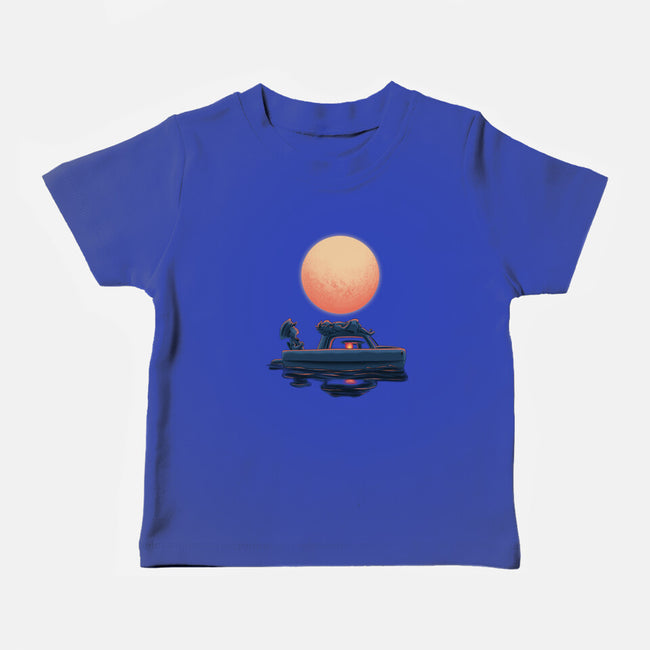 Boat Under The Moon-Baby-Basic-Tee-rmatix