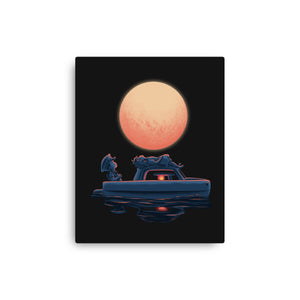 Boat Under The Moon