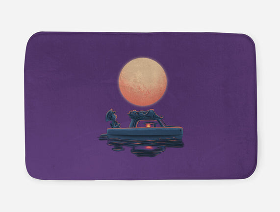 Boat Under The Moon