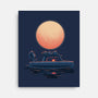 Boat Under The Moon-None-Stretched-Canvas-rmatix