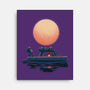 Boat Under The Moon-None-Stretched-Canvas-rmatix