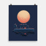 Boat Under The Moon-None-Matte-Poster-rmatix