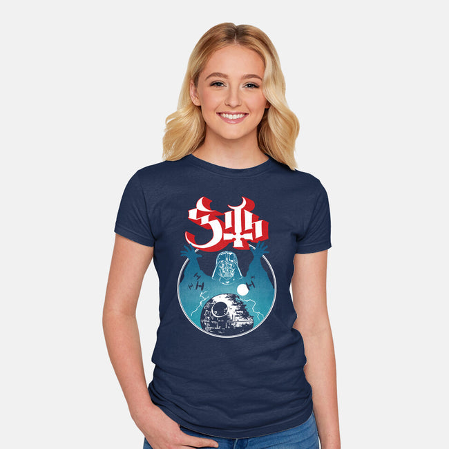 Ghost Sith-Womens-Fitted-Tee-Barbadifuoco