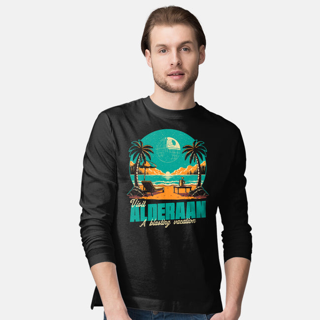 Summer Planet Destruction-Mens-Long Sleeved-Tee-Studio Mootant