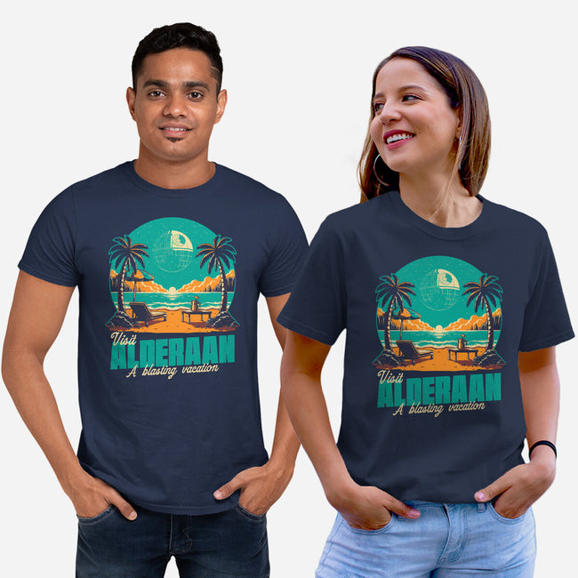 Summer Planet Destruction-Unisex-Basic-Tee-Studio Mootant