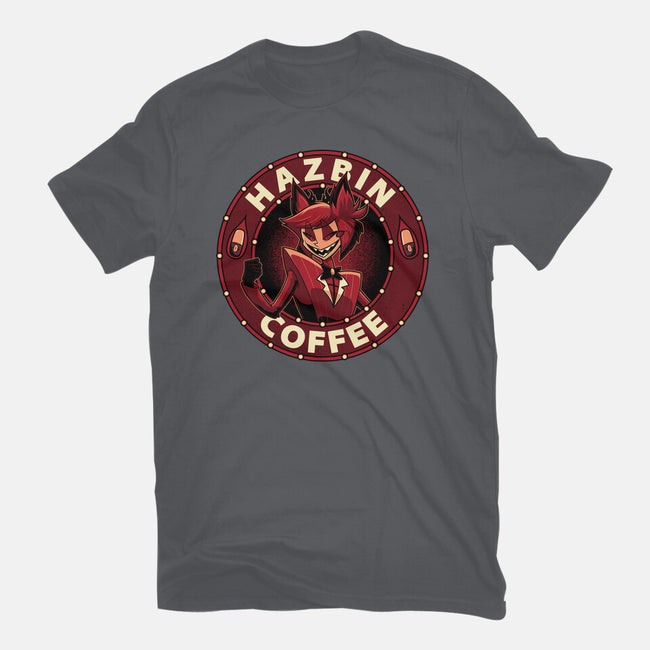 Hazbin Coffee-Womens-Fitted-Tee-Astrobot Invention