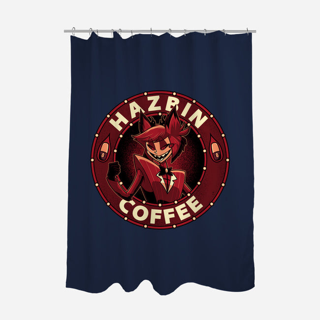 Hazbin Coffee-None-Polyester-Shower Curtain-Astrobot Invention