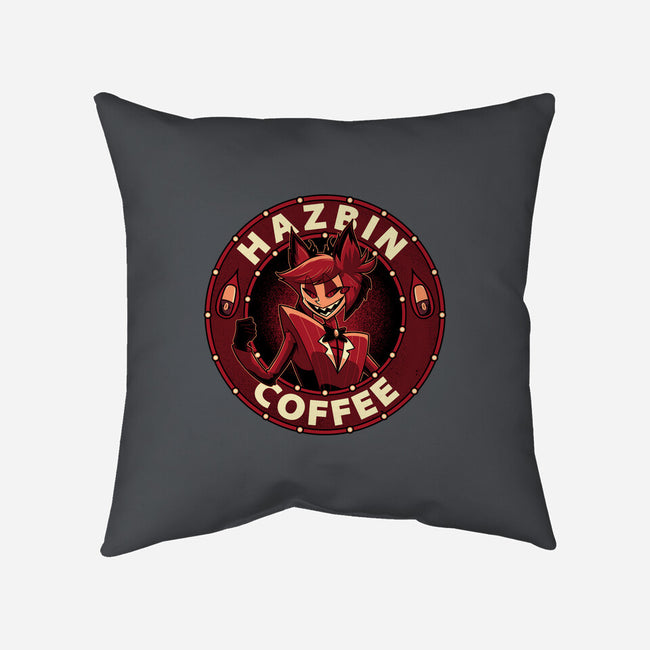 Hazbin Coffee-None-Removable Cover-Throw Pillow-Astrobot Invention