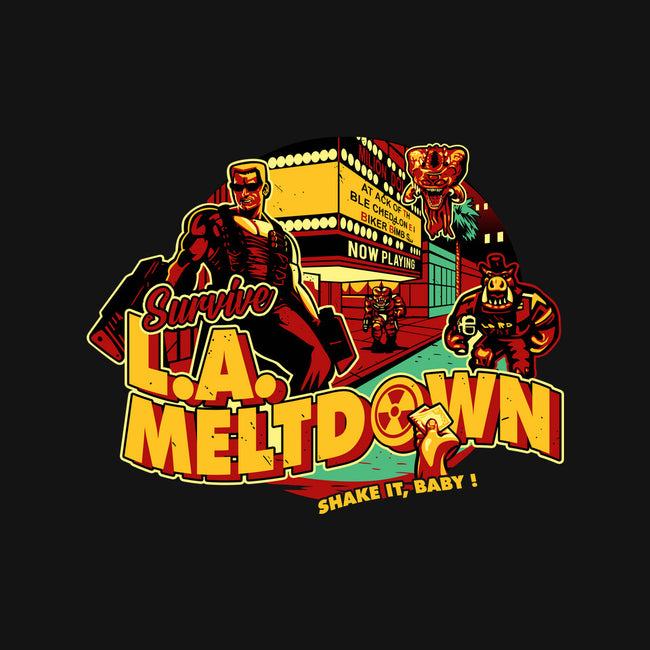 Survive LA Meltdown-Mens-Heavyweight-Tee-daobiwan