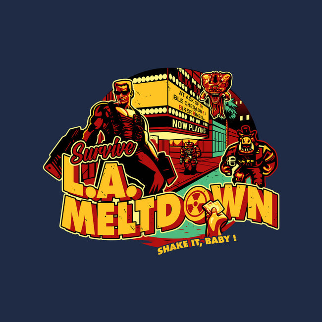 Survive LA Meltdown-Mens-Long Sleeved-Tee-daobiwan