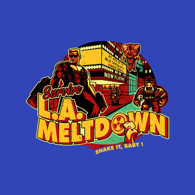 Survive LA Meltdown-Womens-Off Shoulder-Tee-daobiwan