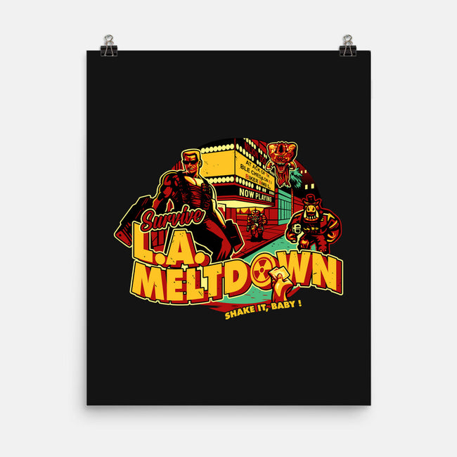 Survive LA Meltdown-None-Matte-Poster-daobiwan