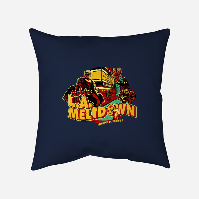 Survive LA Meltdown-None-Removable Cover w Insert-Throw Pillow-daobiwan