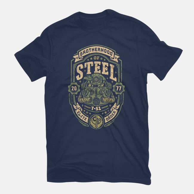 Knight Of Steel T-51-Mens-Heavyweight-Tee-Olipop