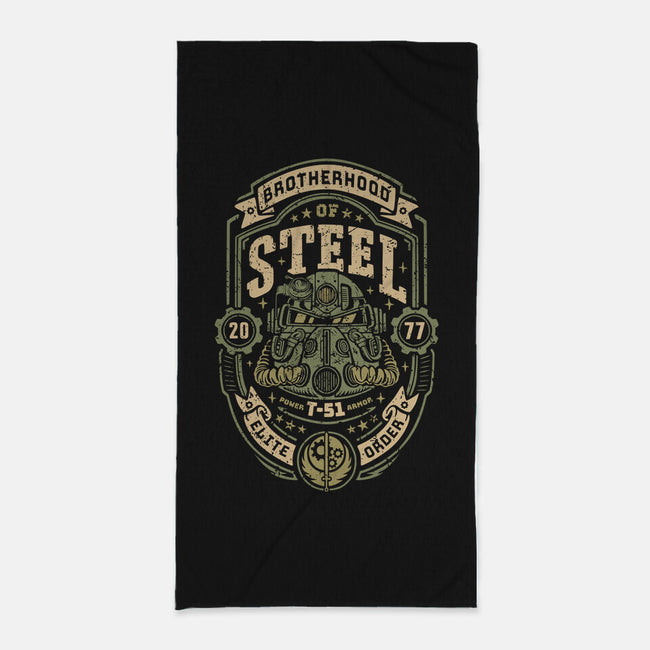 Knight Of Steel T-51-None-Beach-Towel-Olipop