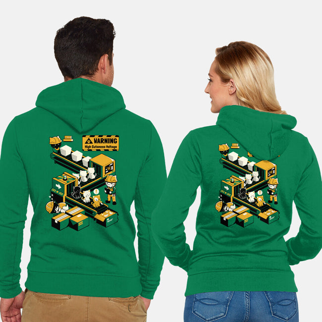 High Cuteness Voltage-Unisex-Zip-Up-Sweatshirt-Heyra Vieira