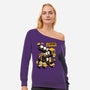 High Cuteness Voltage-Womens-Off Shoulder-Sweatshirt-Heyra Vieira