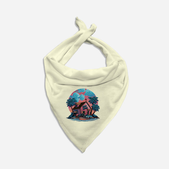 Island Life-Cat-Bandana-Pet Collar-glitchygorilla