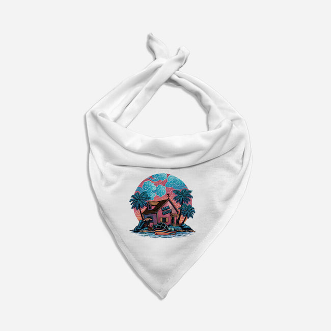 Island Life-Cat-Bandana-Pet Collar-glitchygorilla