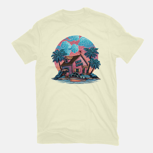 Island Life-Mens-Basic-Tee-glitchygorilla