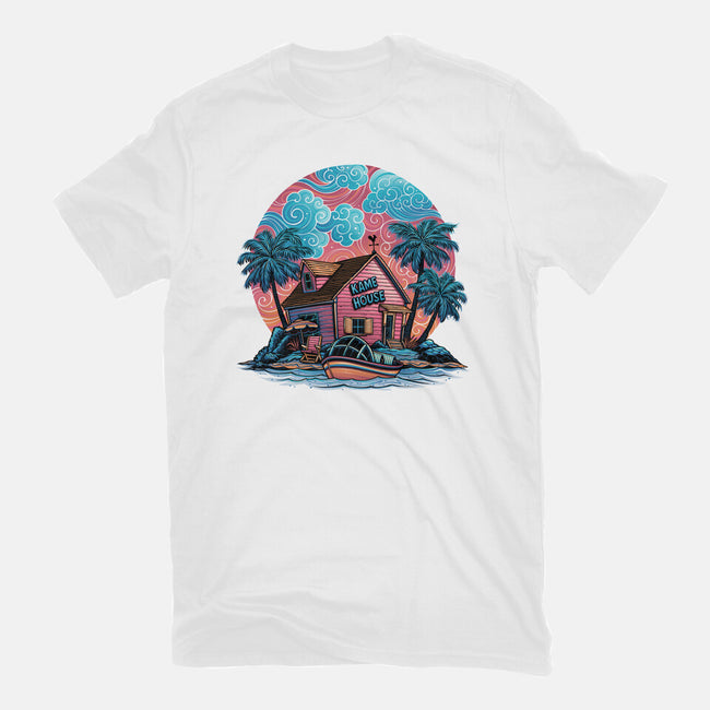 Island Life-Mens-Basic-Tee-glitchygorilla