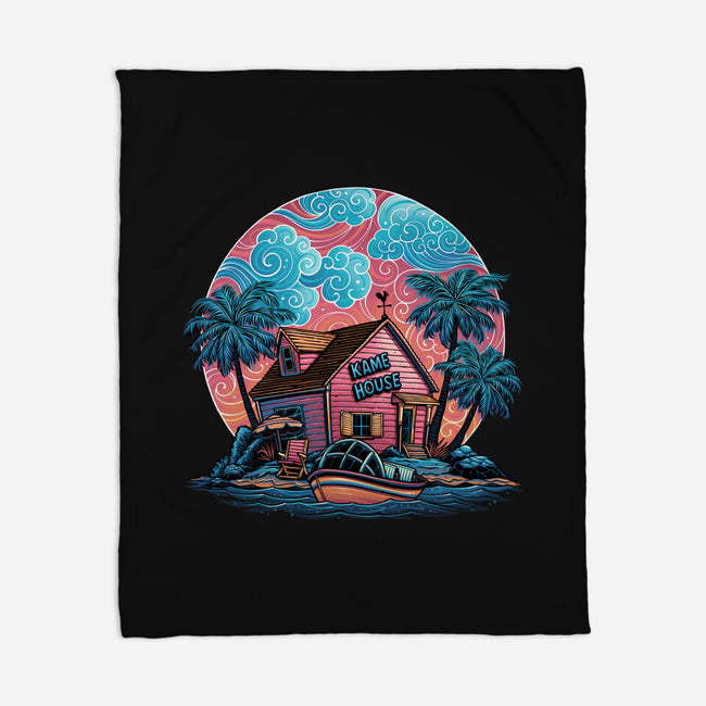 Island Life-None-Fleece-Blanket-glitchygorilla