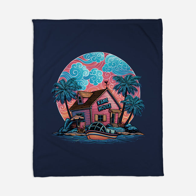 Island Life-None-Fleece-Blanket-glitchygorilla