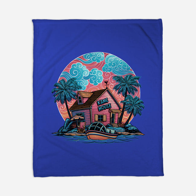 Island Life-None-Fleece-Blanket-glitchygorilla