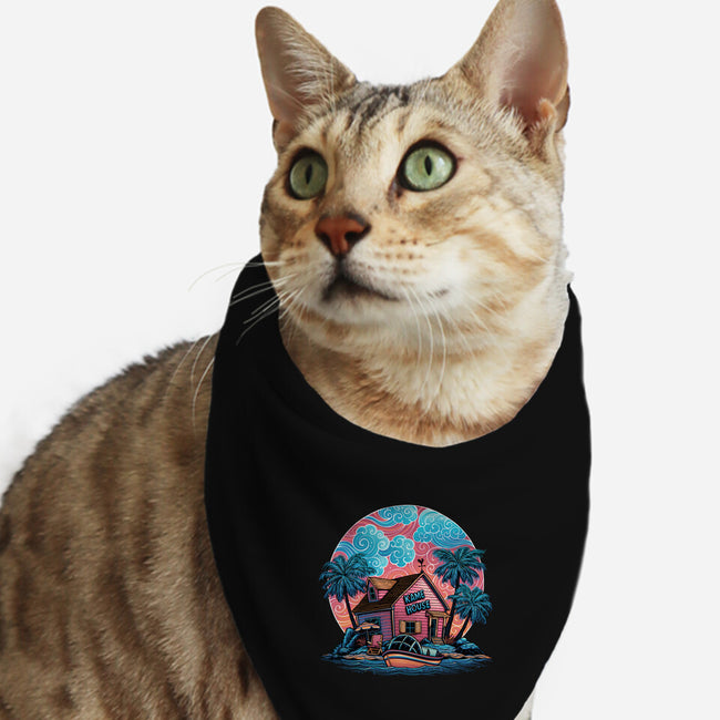 Island Life-Cat-Bandana-Pet Collar-glitchygorilla