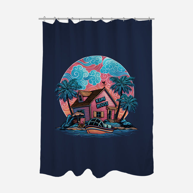 Island Life-None-Polyester-Shower Curtain-glitchygorilla